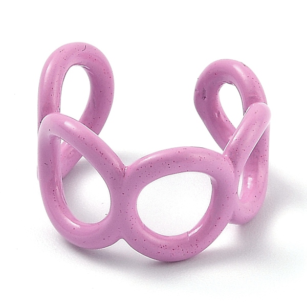 PandaHall Alloy Enamel Cuff Rings, Open Rings, Round Ring, Pearl Pink, US Size 6(16.5mm) Alloy
PandaHall Alloy Enamel Cuff Rings, Open Rings, Round Ring, Pearl Pink, US Size 6(16.5mm) Alloy
