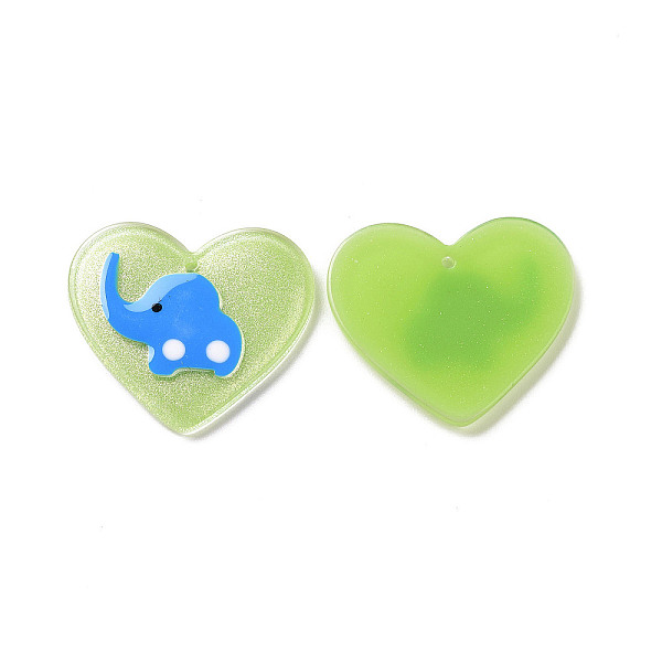 PandaHall Acrylic Pendants, with Enamel and Glitter Powder, Heart with Elephant Pattern, Spring Green, 26x29.5x2mm, Hole: 1.5mm Acrylic...
PandaHall Acrylic Pendants, with Enamel and Glitter Powder, Heart with Elephant Pattern, Spring Green, 26x29.5x2mm, Hole: 1.5mm Acrylic...