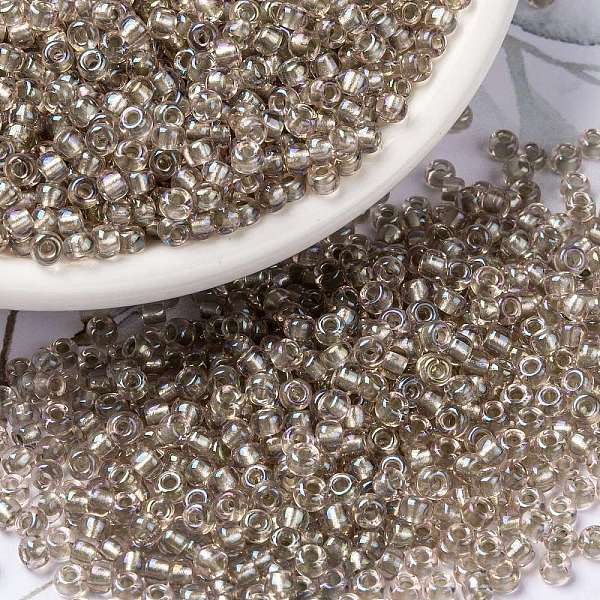 PandaHall MIYUKI Round Rocailles Beads, Japanese Seed Beads, 8/0, (RR3731), 3mm, Hole: 1.1mm, about 422~455pcs/10g Glass Gray
PandaHall MIYUKI Round Rocailles Beads, Japanese Seed Beads, 8/0, (RR3731), 3mm, Hole: 1.1mm, about 422~455pcs/10g Glass Gray