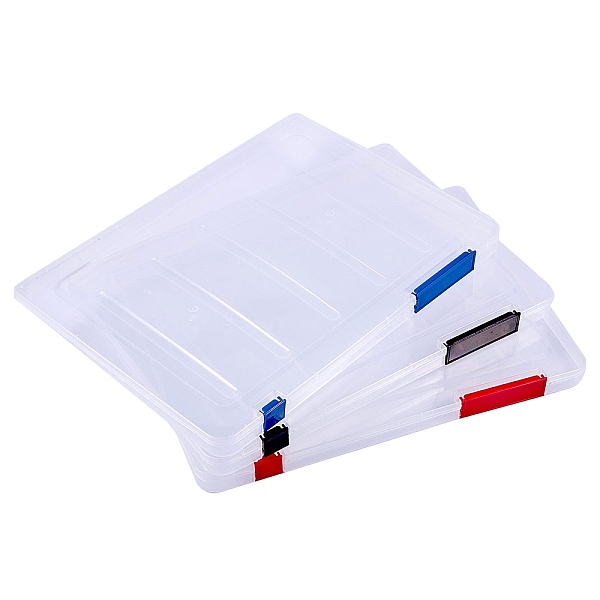 PandaHall 3Pcs 3 Colors Portable Transparent Plastic A4 File Box, Office Supplies Holder Document Paper Protector, Magazine Organizers Box..., Multicolor
PandaHall 3Pcs 3 Colors Portable Transparent Plastic A4 File Box, Office Supplies Holder Document Paper Protector, Magazine Organizers Box..., Multicolor