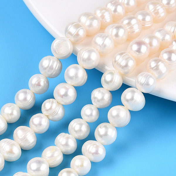 PandaHall Natural Cultured Freshwater Pearl Beads Strands, Potato, Creamy White, 7.5~10x6.5~8.5mm, Hole: 0.7mm, about 45~46pcs/strand...
PandaHall Natural Cultured Freshwater Pearl Beads Strands, Potato, Creamy White, 7.5~10x6.5~8.5mm, Hole: 0.7mm, about 45~46pcs/strand...