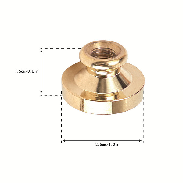 PandaHall Wax Seal Brass Stamp Head, for Wax Seal Stamp, Golden, Letter Pattern, 25x14.5mm Brass Letter
PandaHall Wax Seal Brass Stamp Head, for Wax Seal Stamp, Golden, Letter Pattern, 25x14.5mm Brass Letter