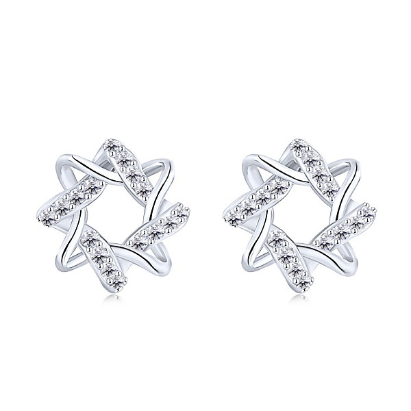 PandaHall Rhodium Plated 925 Sterling Silver Micro Pave Cubic Zirconia Stud Earrings for Women, with S925 Stamp, Star, Real Platinum Plated..., Clear
PandaHall Rhodium Plated 925 Sterling Silver Micro Pave Cubic Zirconia Stud Earrings for Women, with S925 Stamp, Star, Real Platinum Plated..., Clear