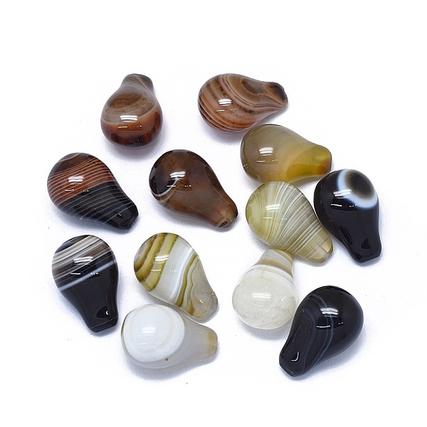 PandaHall Natural Banded Agate/Striped Agate Beads, Half Drilled, Dyed & Heated, Teardrop, 18.5~19x12.5~13x10.5mm, Hole: 0.8~1mm Banded...
PandaHall Natural Banded Agate/Striped Agate Beads, Half Drilled, Dyed & Heated, Teardrop, 18.5~19x12.5~13x10.5mm, Hole: 0.8~1mm Banded...