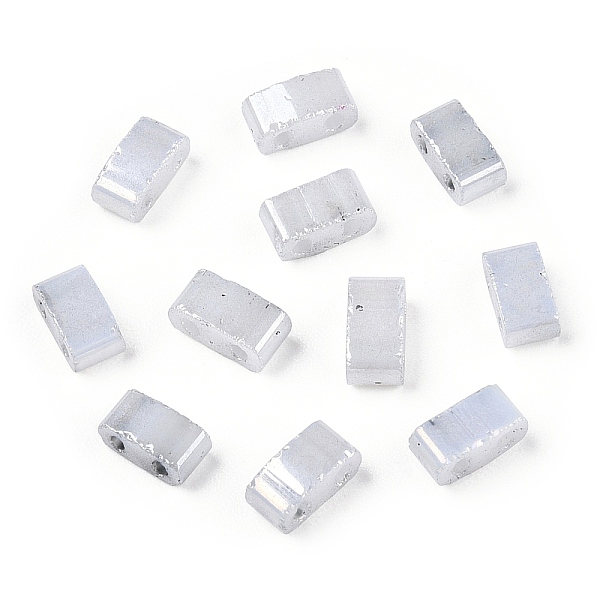 PandaHall 2-Hole Opaque Glass Seed Beads, Lustered, Rectangle, Gainsboro, 4.5~5.5x2x2~2.5mm, Hole: 0.5~0.8mm Glass Rectangle Gray
PandaHall 2-Hole Opaque Glass Seed Beads, Lustered, Rectangle, Gainsboro, 4.5~5.5x2x2~2.5mm, Hole: 0.5~0.8mm Glass Rectangle Gray