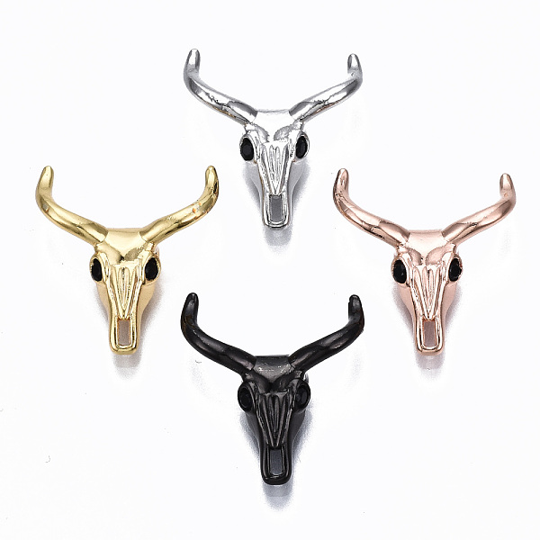 PandaHall Brass Micro Pave Black Cubic Zirconia Beads, Cattle Skull, Mixed Color, 20x18.5x5mm, Hole: 1.5mm Brass+Cubic Zirconia Cattle Black
PandaHall Brass Micro Pave Black Cubic Zirconia Beads, Cattle Skull, Mixed Color, 20x18.5x5mm, Hole: 1.5mm Brass+Cubic Zirconia Cattle Black