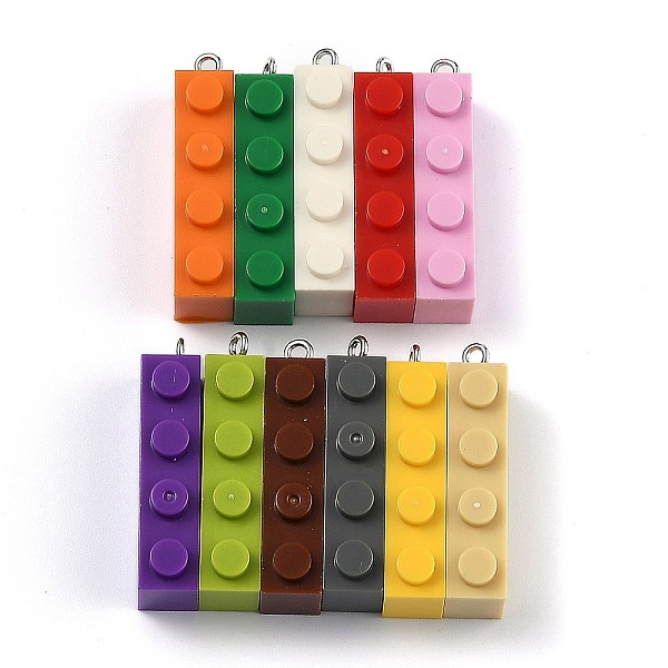 PandaHall Opaque Acrylic Pendants, with Platinum Iron Loop, Long Rectangle Building Block Charms, Mixed Color, 35.5x7.5x11.5mm, Hole: 2mm..., Multicolor
PandaHall Opaque Acrylic Pendants, with Platinum Iron Loop, Long Rectangle Building Block Charms, Mixed Color, 35.5x7.5x11.5mm, Hole: 2mm..., Multicolor
