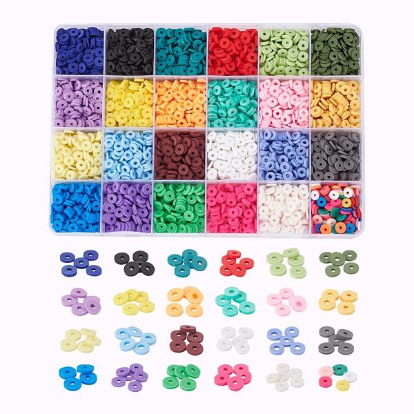 PandaHall 4224Pcs 24 Colors Handmade Polymer Clay Beads, Disc/Flat Round, Heishi Beads, for DIY Jewelry Crafts Supplies, Mixed Color, 6x1mm..., Multicolor
PandaHall 4224Pcs 24 Colors Handmade Polymer Clay Beads, Disc/Flat Round, Heishi Beads, for DIY Jewelry Crafts Supplies, Mixed Color, 6x1mm..., Multicolor