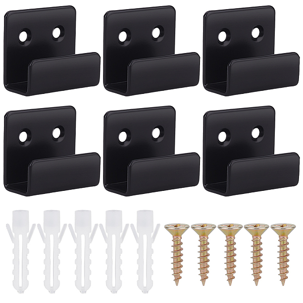 PandaHall AHADERMAKER 10Pcs Iron Wall Mounted Hook Hangers for Ceramic Tiles, with Iron Screws & Plastic Anchor Plug, Black, 40x34.5x20mm...
PandaHall AHADERMAKER 10Pcs Iron Wall Mounted Hook Hangers for Ceramic Tiles, with Iron Screws & Plastic Anchor Plug, Black, 40x34.5x20mm...