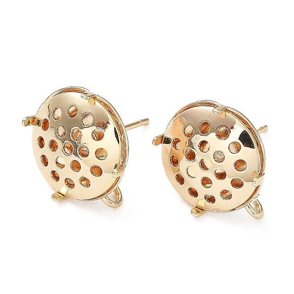 PandaHall Brass Stud Earring Findings, Prong Earring Settings, Filigree Flat Round, Real 18K Gold Plated, 13mm, Hole: 2mm, Pin: 0.9mm Brass...
PandaHall Brass Stud Earring Findings, Prong Earring Settings, Filigree Flat Round, Real 18K Gold Plated, 13mm, Hole: 2mm, Pin: 0.9mm Brass...