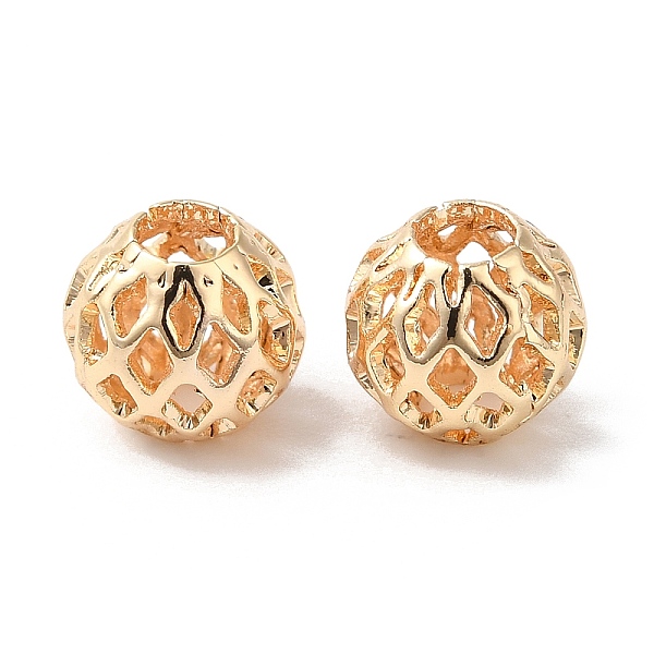PandaHall Hollow Brass Beads, Round, Real 18K Gold Plated, 7.5x7mm, Hole: 2.8mm Brass Round
PandaHall Hollow Brass Beads, Round, Real 18K Gold Plated, 7.5x7mm, Hole: 2.8mm Brass Round