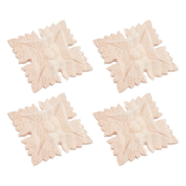 PandaHall SUPERFINDINGS 4pcs Square Wood Carved Applique 58x58x6.5mm Unpainted Wood Carved Furniture Decoration Appliques for Home Door..., Orange
PandaHall SUPERFINDINGS 4pcs Square Wood Carved Applique 58x58x6.5mm Unpainted Wood Carved Furniture Decoration Appliques for Home Door..., Orange