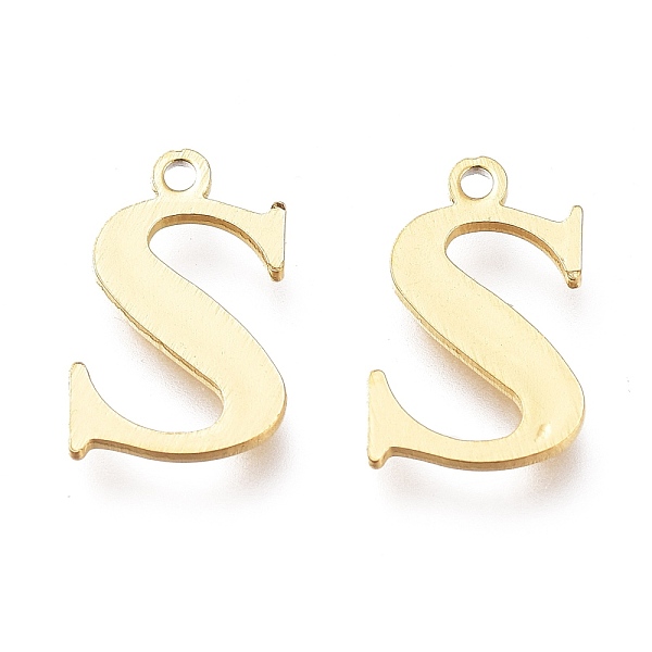 PandaHall Vacuum Plating 304 Stainless Steel Charms, Laser Cut, Alphabet, Golden, Letter.S, 12.5x8x0.8mm, Hole: 1mm 304 Stainless Steel...
PandaHall Vacuum Plating 304 Stainless Steel Charms, Laser Cut, Alphabet, Golden, Letter.S, 12.5x8x0.8mm, Hole: 1mm 304 Stainless Steel...