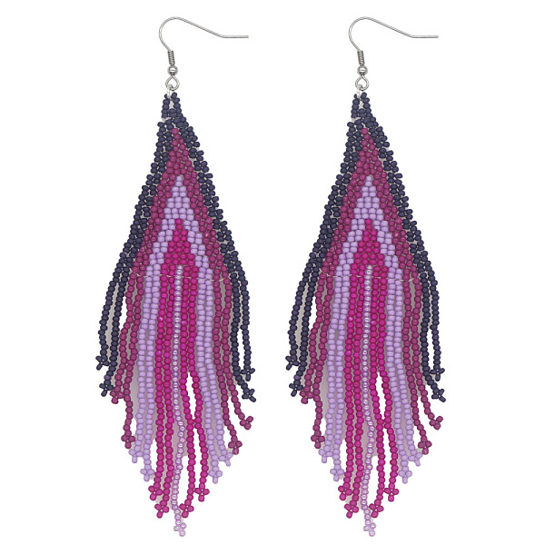 PandaHall Bohemian Style Handmade Beaded Tassel Earrings for Women Glass
PandaHall Bohemian Style Handmade Beaded Tassel Earrings for Women Glass