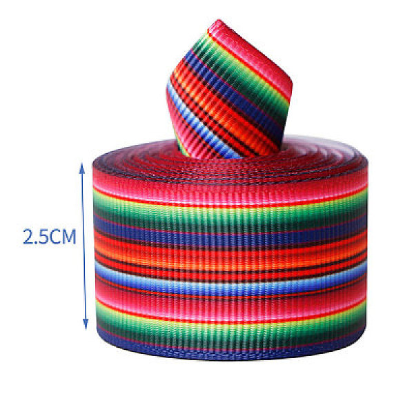PandaHall Stripe Pattern Printed Polyester Grosgrain Ribbon, for DIY Bowknot Accessories, Dark Red, 2-1/2 inch(63mm), about 5yards/roll...
PandaHall Stripe Pattern Printed Polyester Grosgrain Ribbon, for DIY Bowknot Accessories, Dark Red, 2-1/2 inch(63mm), about 5yards/roll...