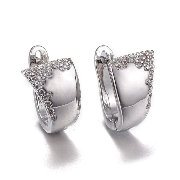 PandaHall Brass Micro Pave Clear Cubic Zirconia Hoop Earrings, Long-Lasting Plated, Real Platinum Plated, 16x13x10.5mm, Pin: 0.9mm Brass...
PandaHall Brass Micro Pave Clear Cubic Zirconia Hoop Earrings, Long-Lasting Plated, Real Platinum Plated, 16x13x10.5mm, Pin: 0.9mm Brass...