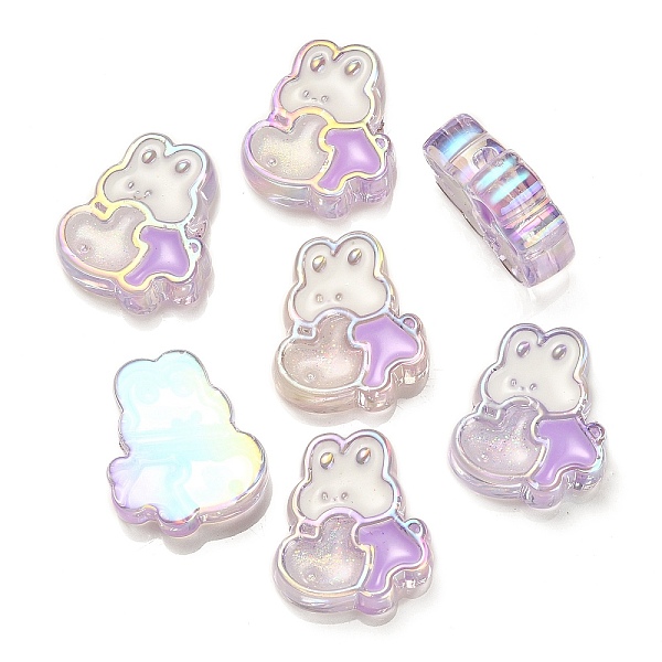 PandaHall UV Plating Rainbow Iridescent Acrylic Enamel Beads, with Glitter Powder, Rabbit with Heart, Medium Purple, 28x25x9mm, Hole: 3mm...
PandaHall UV Plating Rainbow Iridescent Acrylic Enamel Beads, with Glitter Powder, Rabbit with Heart, Medium Purple, 28x25x9mm, Hole: 3mm...