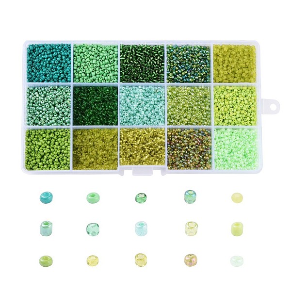PandaHall Glass Seed Beads, Silver Lined & Transparent & Trans. Colours Lustered & Trans. Colors Rainbow & Frosted Colors & Opaque Colours..., Multicolor
PandaHall Glass Seed Beads, Silver Lined & Transparent & Trans. Colours Lustered & Trans. Colors Rainbow & Frosted Colors & Opaque Colours..., Multicolor
