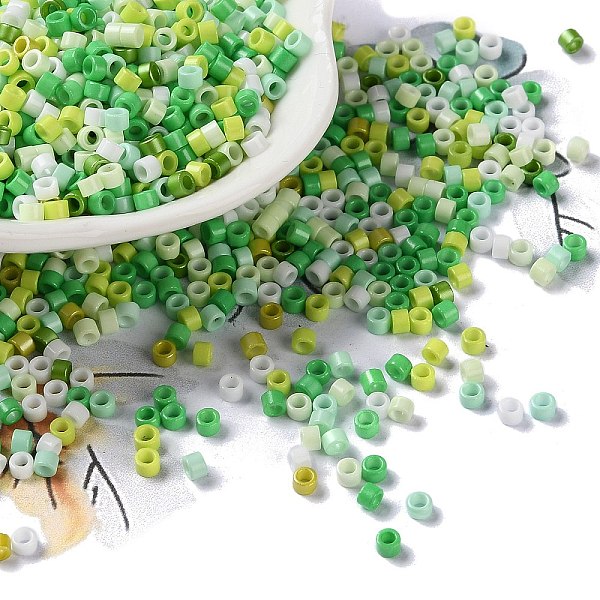 PandaHall Baking Paint Glass Seed Beads, Cylinder, Lime, 2.5x2mm, Hole: 1.4mm, about 45359pcs/pound Glass Green
PandaHall Baking Paint Glass Seed Beads, Cylinder, Lime, 2.5x2mm, Hole: 1.4mm, about 45359pcs/pound Glass Green