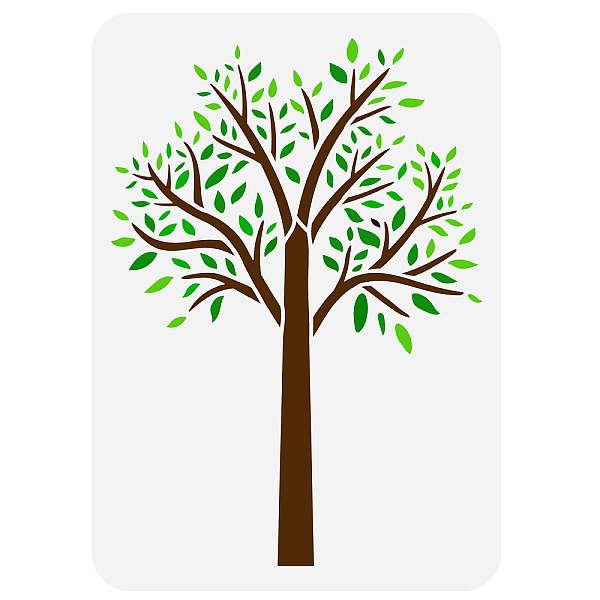 PandaHall FINGERINSPIRE Olive Tree Stencil 8.3x11.7inch Reusable Life Tree Drawing Stencil DIY Craft Tree of Life Painting Template PET...
PandaHall FINGERINSPIRE Olive Tree Stencil 8.3x11.7inch Reusable Life Tree Drawing Stencil DIY Craft Tree of Life Painting Template PET...