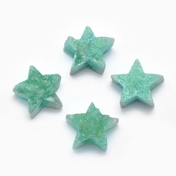 PandaHall Electroplate Natural Druzy Quartz Charms, Star, Rainbow Plated, 12~12.5x13x5~7mm, Hole: 0.8mm Quartz Star
PandaHall Electroplate Natural Druzy Quartz Charms, Star, Rainbow Plated, 12~12.5x13x5~7mm, Hole: 0.8mm Quartz Star