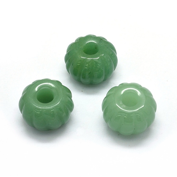 PandaHall Natural Green Aventurine Beads, Large Hole Beads, Pumpkin, 24.5x16~17mm, Hole: 7mm Green Aventurine Pumpkin
PandaHall Natural Green Aventurine Beads, Large Hole Beads, Pumpkin, 24.5x16~17mm, Hole: 7mm Green Aventurine Pumpkin