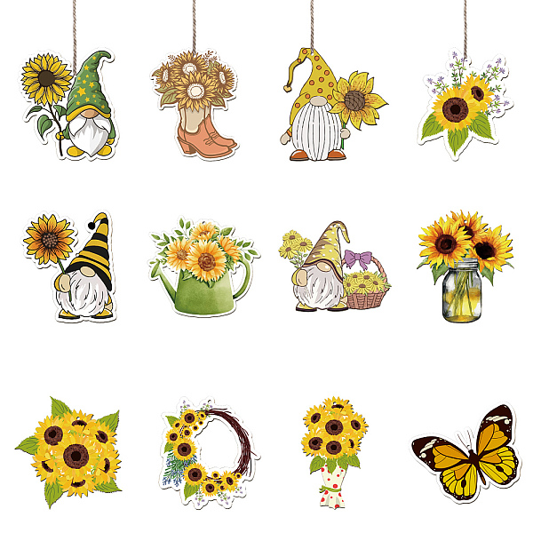 PandaHall CREATCABIN 36Pcs Sunflower Wooden Ornaments Flower Wooden Pendant Decorations Gnome Hanging Ornaments Tags Wooden Ornaments Craft..., Multicolor
PandaHall CREATCABIN 36Pcs Sunflower Wooden Ornaments Flower Wooden Pendant Decorations Gnome Hanging Ornaments Tags Wooden Ornaments Craft..., Multicolor