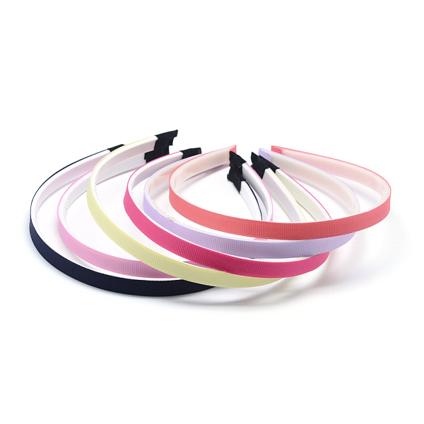 PandaHall Plain Plastic Hair Band Findings, with Teeth, with Grosgrain, Mixed Color, 120mm, 10mm Plastic Multicolor
PandaHall Plain Plastic Hair Band Findings, with Teeth, with Grosgrain, Mixed Color, 120mm, 10mm Plastic Multicolor