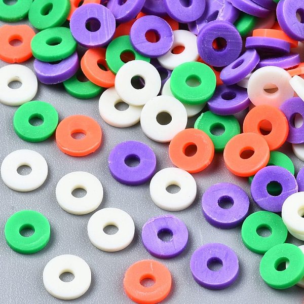 PandaHall Handmade Polymer Clay Beads, Heishi Beads, for DIY Jewelry Crafts Supplies, Disc/Flat Round, Creamy White, 6x1mm, Hole: 2mm, about...
PandaHall Handmade Polymer Clay Beads, Heishi Beads, for DIY Jewelry Crafts Supplies, Disc/Flat Round, Creamy White, 6x1mm, Hole: 2mm, about...