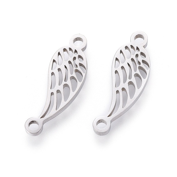 PandaHall 201 Stainless Steel Links, Manual Polishing, Wing, Stainless Steel Color, 21x7x1.5mm, Hole: 1.6mm 201 Stainless Steel Wing
PandaHall 201 Stainless Steel Links, Manual Polishing, Wing, Stainless Steel Color, 21x7x1.5mm, Hole: 1.6mm 201 Stainless Steel Wing
