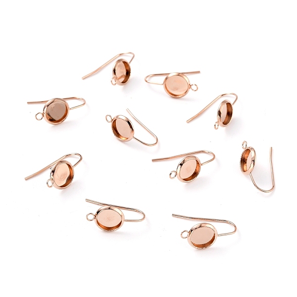PandaHall 304 Stainless Steel Earring Hooks, with Vertical Loop, Flat Round, Real Rose Gold Plated, 20x10x1.5mm, Hole: 1.8mm, Tray: 8mm, 20...
PandaHall 304 Stainless Steel Earring Hooks, with Vertical Loop, Flat Round, Real Rose Gold Plated, 20x10x1.5mm, Hole: 1.8mm, Tray: 8mm, 20...