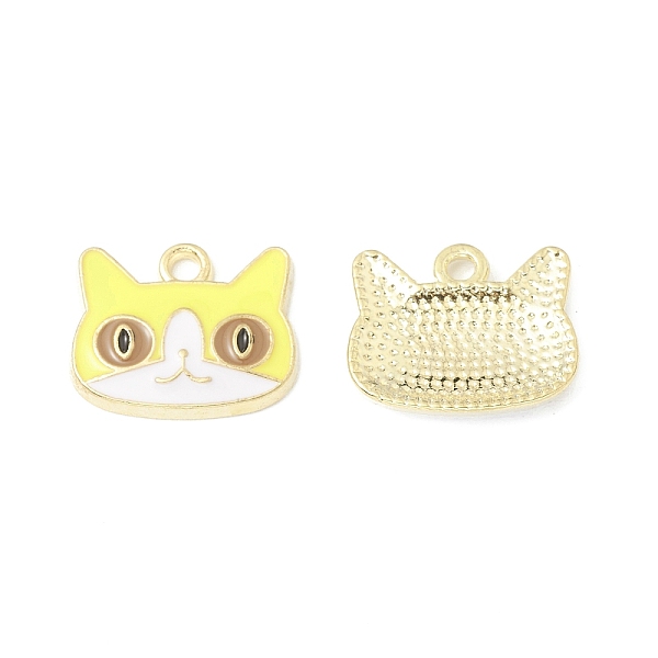 PandaHall Alloy Enamel Charms, Cat Charm, Golden, Champagne Yellow, 13x16x2.2mm, Hole: 2mm Alloy+Enamel Cat Shape
PandaHall Alloy Enamel Charms, Cat Charm, Golden, Champagne Yellow, 13x16x2.2mm, Hole: 2mm Alloy+Enamel Cat Shape