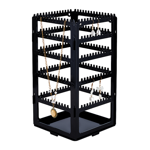 PandaHall 360 Degree Plastic Rotating Jewelry Organizer Display Stands, Tabletop Jewelry Storage Rack for Earrings Bracelets Necklaces..., Black
PandaHall 360 Degree Plastic Rotating Jewelry Organizer Display Stands, Tabletop Jewelry Storage Rack for Earrings Bracelets Necklaces..., Black