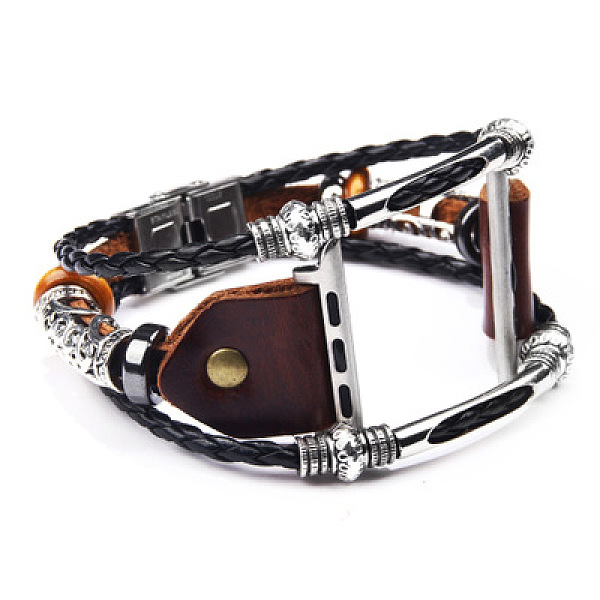 PandaHall Genuine Cowhide Bracelet Making, with Stainless Steel Clasps and Alloy Findings, Coconut Brown, 8-1/2 inch(21.5cm), Tray: 38x40mm...
PandaHall Genuine Cowhide Bracelet Making, with Stainless Steel Clasps and Alloy Findings, Coconut Brown, 8-1/2 inch(21.5cm), Tray: 38x40mm...