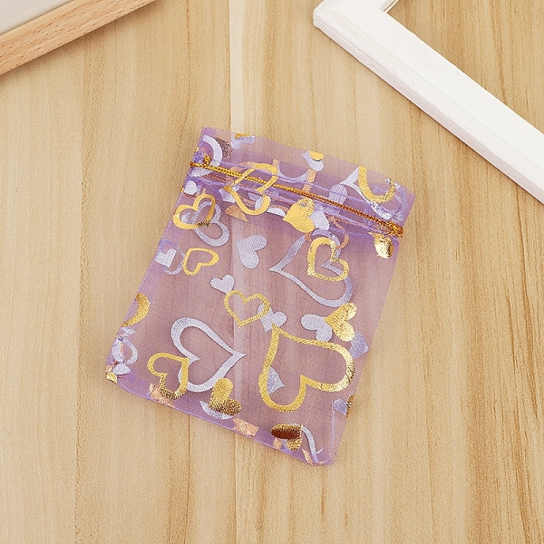 PandaHall Rectangle Organza Drawstring Gift Bags, Gold Stamping Heart Pouches for Wedding Party Gift Storage, Orchid, 9x7cm Organza..., Purple
PandaHall Rectangle Organza Drawstring Gift Bags, Gold Stamping Heart Pouches for Wedding Party Gift Storage, Orchid, 9x7cm Organza..., Purple
