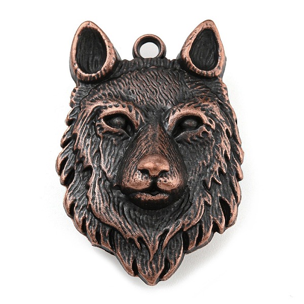 PandaHall Tibetan Style Alloy Pendants, Wolf, Cadmium Free & Lead Free, Red Copper, 40.5x28x16.5mm, Hole: 2.5mm Alloy Wolf
PandaHall Tibetan Style Alloy Pendants, Wolf, Cadmium Free & Lead Free, Red Copper, 40.5x28x16.5mm, Hole: 2.5mm Alloy Wolf