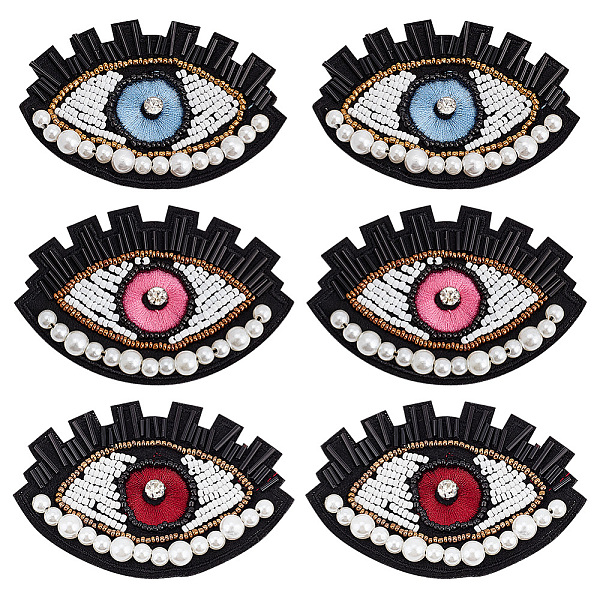 PandaHall AHANDMAKER 6 Pcs Eye Beaded Patches for Clothes, 3 Colors Large Evil Eye Sequined Patch Sew on Rhinestone Pearl Beaded Applique..., Multicolor
PandaHall AHANDMAKER 6 Pcs Eye Beaded Patches for Clothes, 3 Colors Large Evil Eye Sequined Patch Sew on Rhinestone Pearl Beaded Applique..., Multicolor