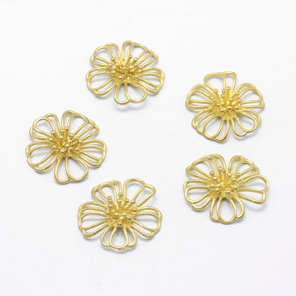 PandaHall Brass Cabochon, Lead Free & Cadmium Free & Nickel Free, Flower, Raw(Unplated), 19.5x4mm Brass Flower
PandaHall Brass Cabochon, Lead Free & Cadmium Free & Nickel Free, Flower, Raw(Unplated), 19.5x4mm Brass Flower