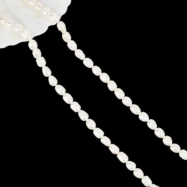 PandaHall 1 Strand Natural Cultured Freshwater Pearl Beads Strands, Rice, Creamy White, 6~8x5~6mm, Hole: 0.8mm, about 48pcs/strand, 13.77...
PandaHall 1 Strand Natural Cultured Freshwater Pearl Beads Strands, Rice, Creamy White, 6~8x5~6mm, Hole: 0.8mm, about 48pcs/strand, 13.77...
