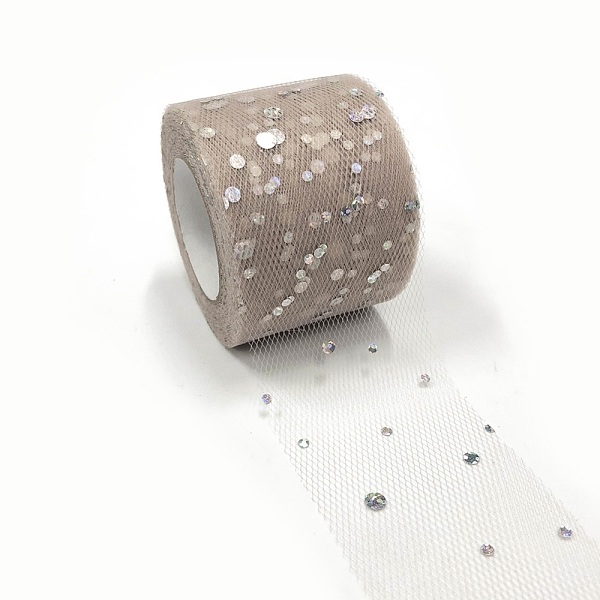 PandaHall Glitter Sequin Deco Mesh Ribbons, Tulle Fabric, Tulle Roll Spool Fabric For Skirt Making, Silver, 2 inch(5cm), about 25yards/roll...
PandaHall Glitter Sequin Deco Mesh Ribbons, Tulle Fabric, Tulle Roll Spool Fabric For Skirt Making, Silver, 2 inch(5cm), about 25yards/roll...