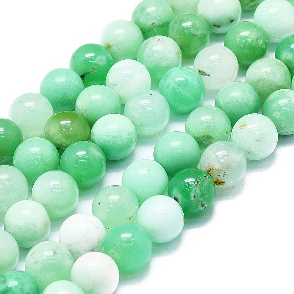 PandaHall Natural Chrysoprase Beads Strands, Round, 9~9.5mm, Hole: 1mm, about 43pcs/strand, 15.35''(39cm) Chrysoprase Round
PandaHall Natural Chrysoprase Beads Strands, Round, 9~9.5mm, Hole: 1mm, about 43pcs/strand, 15.35''(39cm) Chrysoprase Round