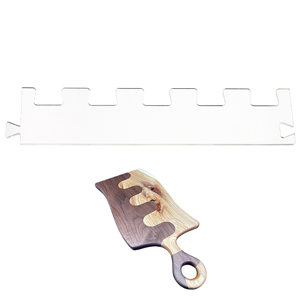 PandaHall BENECREAT 15.7x3.5 inch Acrylic Charcuterie Board Handle Template, Clear Acrylic Template with Protective Film for Woodworkers and...
PandaHall BENECREAT 15.7x3.5 inch Acrylic Charcuterie Board Handle Template, Clear Acrylic Template with Protective Film for Woodworkers and...