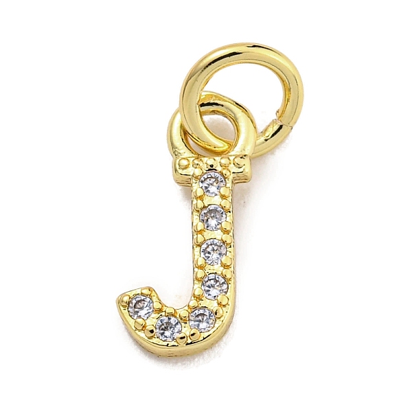 PandaHall Initial Letter Brass with Cubic Zirconia Charms, Real 18K Gold Plated, Long-Lasting Plated, Lead Free & Cadmium Free, Letter J..., Clear
PandaHall Initial Letter Brass with Cubic Zirconia Charms, Real 18K Gold Plated, Long-Lasting Plated, Lead Free & Cadmium Free, Letter J..., Clear