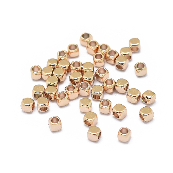 PandaHall Rack Plating Brass Spacer Beads, Long-Lasting Plated, Cube, Real Rose Gold Plated, 1.8x1.8x1.8mm, Hole: 1.2mm Brass Cube
PandaHall Rack Plating Brass Spacer Beads, Long-Lasting Plated, Cube, Real Rose Gold Plated, 1.8x1.8x1.8mm, Hole: 1.2mm Brass Cube