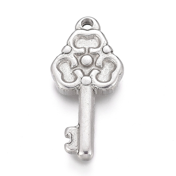 PandaHall 304 Stainless Steel Pendants, Key, Stainless Steel Color, 18x8.5x2mm, Hole: 1.4mm 304 Stainless Steel Key
PandaHall 304 Stainless Steel Pendants, Key, Stainless Steel Color, 18x8.5x2mm, Hole: 1.4mm 304 Stainless Steel Key