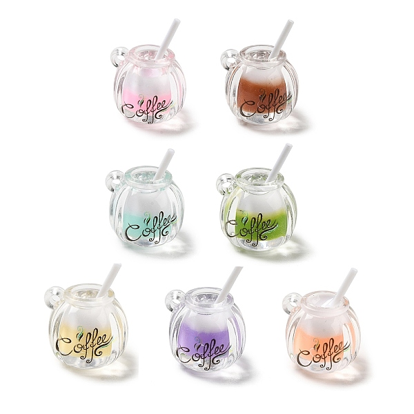 PandaHall Transparent Resin Pendants, Coffee Cup Charms, Mixed Color, 21x16x16mm, Hole: 1.6mm Resin Drink Multicolor
PandaHall Transparent Resin Pendants, Coffee Cup Charms, Mixed Color, 21x16x16mm, Hole: 1.6mm Resin Drink Multicolor