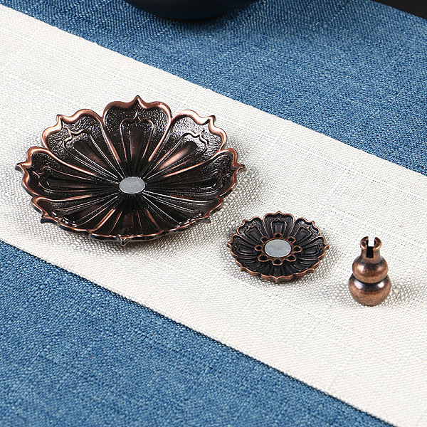 PandaHall Alloy Incense Burners, Lotus & Gourd Incense Holders, with Magnetic, Home Office Teahouse Zen Buddhist Supplies, Red Copper...
PandaHall Alloy Incense Burners, Lotus & Gourd Incense Holders, with Magnetic, Home Office Teahouse Zen Buddhist Supplies, Red Copper...