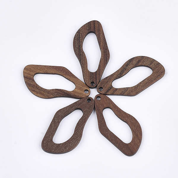 PandaHall Walnut Wood Pendants, Saddle Brown, 38.5x20x2.5~3mm, Hole: 2mm Wood Others Brown
PandaHall Walnut Wood Pendants, Saddle Brown, 38.5x20x2.5~3mm, Hole: 2mm Wood Others Brown