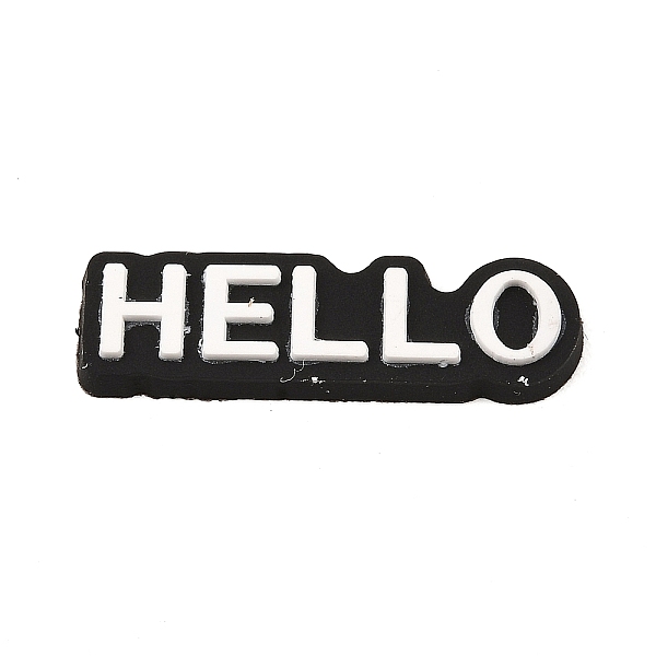 PandaHall Opaque Resin Cabochons, Cartoon Word Hello, for Jewelry Making, Floral White, 7.5x25x2.5mm Resin Word
PandaHall Opaque Resin Cabochons, Cartoon Word Hello, for Jewelry Making, Floral White, 7.5x25x2.5mm Resin Word