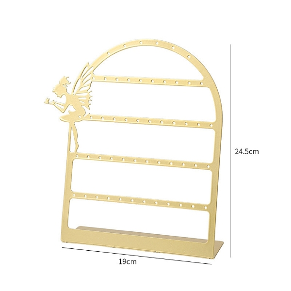 PandaHall 56 Holes Foldable Metal Earring Rack, Earrings Display Stand, Golden, 24.5x19cm Iron Arch
PandaHall 56 Holes Foldable Metal Earring Rack, Earrings Display Stand, Golden, 24.5x19cm Iron Arch